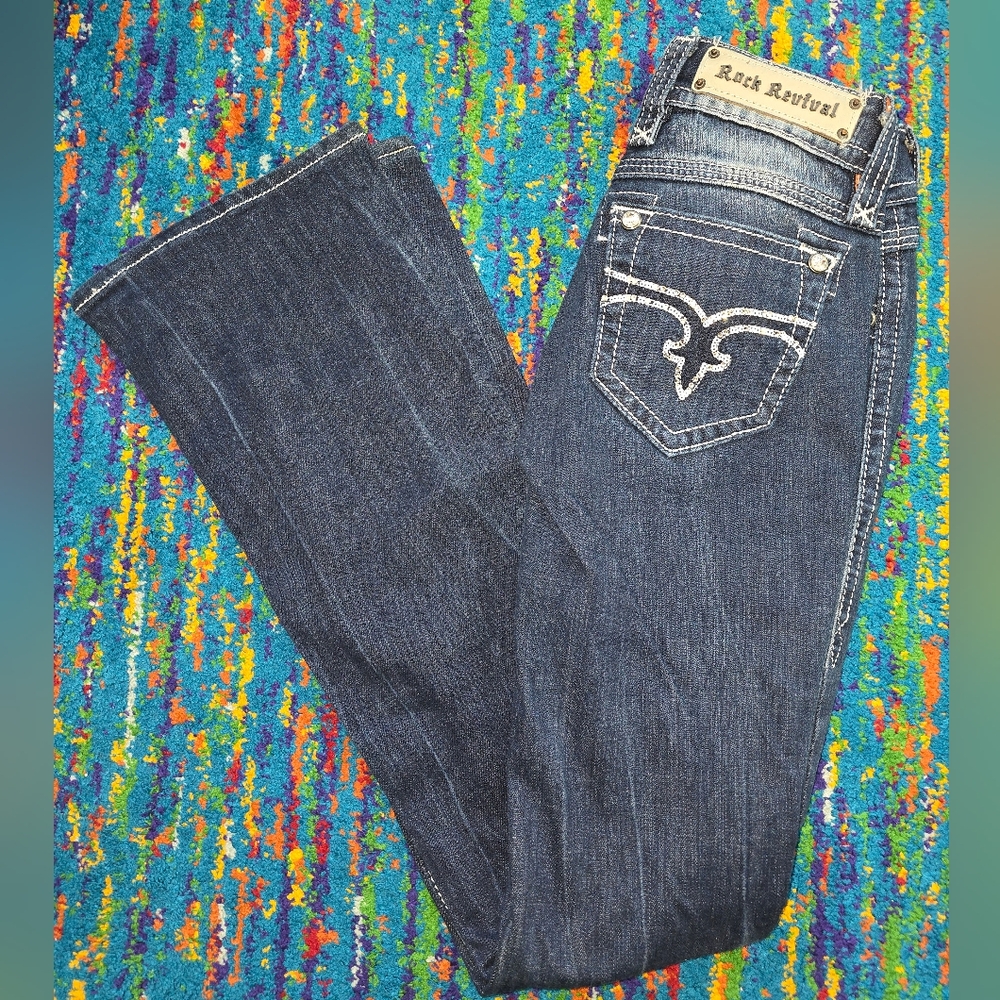 NWOT‎ Rock Revival Erin Bootcut Women's Jeans Size 26x33L
